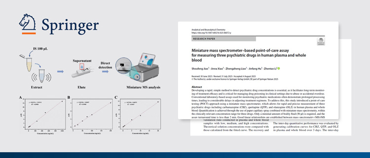 POCT质谱应用速递 | 南昌大学第一附属医院实现三种精神类药物的血药浓度即时检测