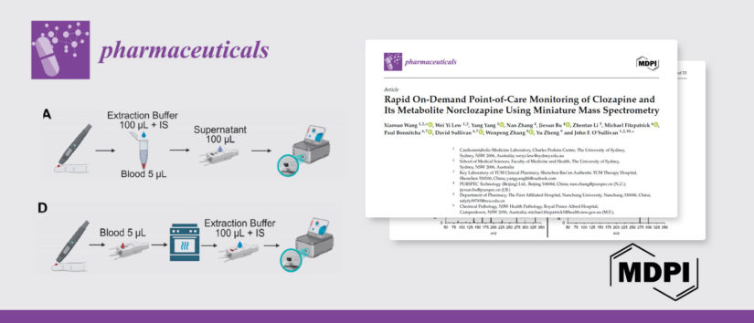 POCT质谱应用速递 | 悉尼大学研究团队应用微型质谱仪实现氯氮平及其代谢物去甲氯氮平的即时定量分析